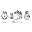 AVA QUALITY COOLING AIK380 - Compresseur, climatisation