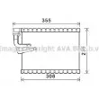 Evaporateur climatisation AVA QUALITY COOLING [AIV327]