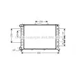 AVA QUALITY COOLING AL2114 - Radiateur, refroidissement du moteur