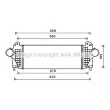Intercooler, échangeur AVA QUALITY COOLING [AL4142]
