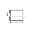 Condenseur, climatisation AVA QUALITY COOLING [AL5059]