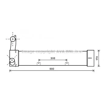 Intercooler, échangeur AVA QUALITY COOLING AU4214