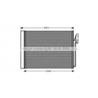 AVA QUALITY COOLING AU5211 - Condenseur, climatisation