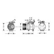 AVA QUALITY COOLING AUK169 - Compresseur, climatisation