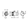 AVA QUALITY COOLING AUK172 - Compresseur, climatisation