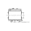 AVA QUALITY COOLING BW2071 - Radiateur, refroidissement du moteur