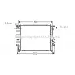 AVA QUALITY COOLING BW2098 - Radiateur, refroidissement du moteur