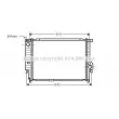 AVA QUALITY COOLING BW2132 - Radiateur, refroidissement du moteur