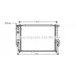 Radiateur, refroidissement du moteur AVA QUALITY COOLING [BW2136]