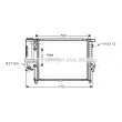 AVA QUALITY COOLING BW2143 - Radiateur, refroidissement du moteur