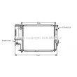 AVA QUALITY COOLING BW2186 - Radiateur, refroidissement du moteur