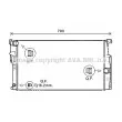 Radiateur, refroidissement du moteur AVA QUALITY COOLING [BW2448]