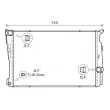 Radiateur, refroidissement du moteur AVA QUALITY COOLING [BW2546]