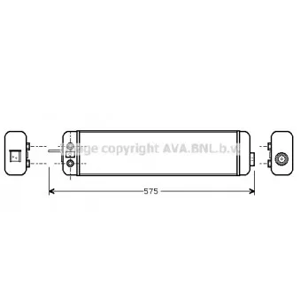 Radiateur d'huile AVA QUALITY COOLING BW3178