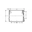 Condenseur, climatisation AVA QUALITY COOLING [BW5182]