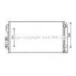 AVA QUALITY COOLING BW5434D - Condenseur, climatisation