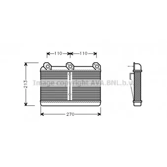 Système de chauffage AVA QUALITY COOLING BW6023