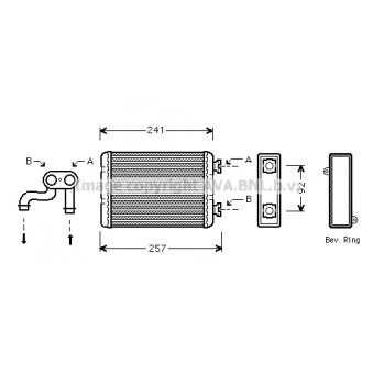 Système de chauffage AVA QUALITY COOLING OEM 8361915