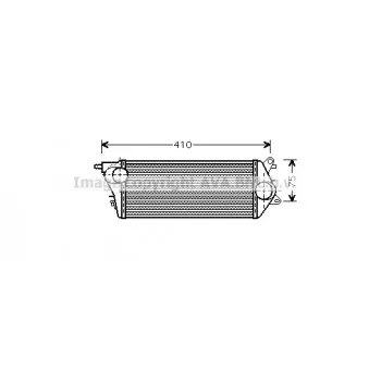 AVA QUALITY COOLING BWA4265 - Intercooler, échangeur