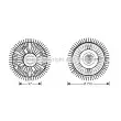 Embrayage, ventilateur de radiateur AVA QUALITY COOLING [BWC326]