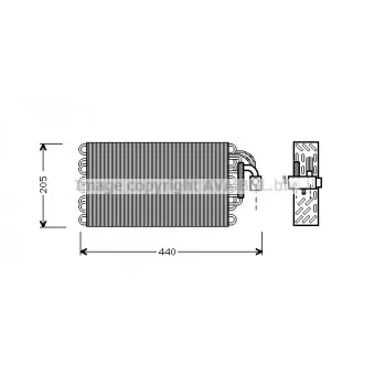 Evaporateur climatisation DELPHI TSP0525037