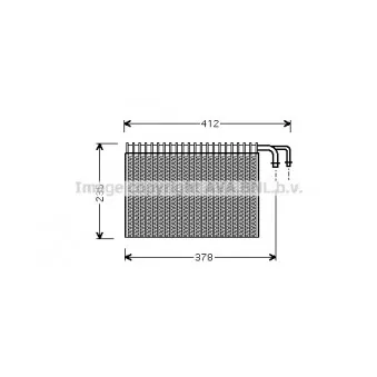 Evaporateur climatisation AVA QUALITY COOLING BWV268