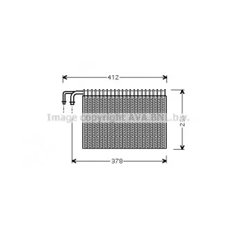 Evaporateur climatisation AVA QUALITY COOLING BWV269