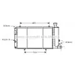 AVA QUALITY COOLING CN2033 - Radiateur, refroidissement du moteur