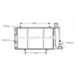AVA QUALITY COOLING CN2034 - Radiateur, refroidissement du moteur