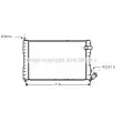 AVA QUALITY COOLING CN2042 - Radiateur, refroidissement du moteur