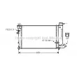 AVA QUALITY COOLING CN2121 - Radiateur, refroidissement du moteur