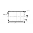 AVA QUALITY COOLING CN2138 - Radiateur, refroidissement du moteur