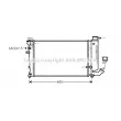 AVA QUALITY COOLING CN2170 - Radiateur, refroidissement du moteur