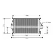 Intercooler, échangeur AVA QUALITY COOLING [CN4050]