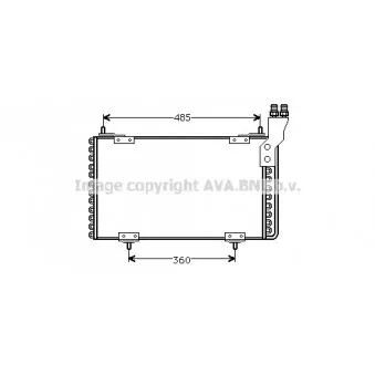 Condenseur, climatisation AVA QUALITY COOLING CN5096