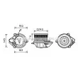 AVA QUALITY COOLING CN7503 - Moteur électrique, pulseur d'air habitacle