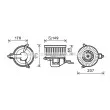 AVA QUALITY COOLING CN7509 - Moteur électrique, pulseur d'air habitacle