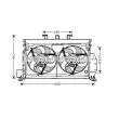 Ventilateur, refroidissement du moteur AVA QUALITY COOLING [CN7521]