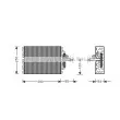 Evaporateur climatisation AVA QUALITY COOLING [CNV016]