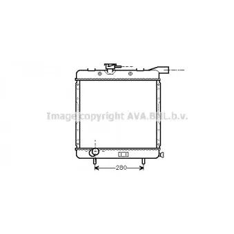 AVA QUALITY COOLING CR2008 - Radiateur, refroidissement du moteur