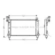 AVA QUALITY COOLING CR2049 - Radiateur, refroidissement du moteur
