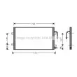 AVA QUALITY COOLING CR5012 - Condenseur, climatisation