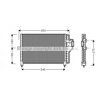 Condenseur, climatisation AVA QUALITY COOLING CR5013