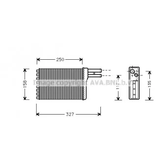 Système de chauffage AVA QUALITY COOLING CR6048