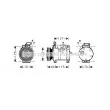 AVA QUALITY COOLING CRK115 - Compresseur, climatisation