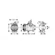 AVA QUALITY COOLING CRK132 - Compresseur, climatisation