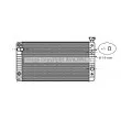 Radiateur, refroidissement du moteur AVA QUALITY COOLING [CT2023]