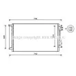 AVA QUALITY COOLING CT5038 - Condenseur, climatisation