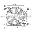 AVA QUALITY COOLING CT7501 - Ventilateur, refroidissement du moteur