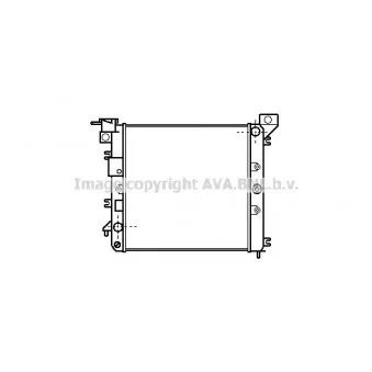 Radiateur, refroidissement du moteur AVA QUALITY COOLING OEM 2141001B60
